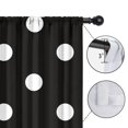 thumbnail image 4 of 2 Panels Print Pattern Nursery Curtains Boys Girls Kids Window Drapes for Living Bedroom Playroom Room Decor Rod Pocket 52x84 Inch, 4 of 5