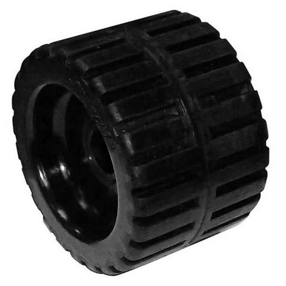 WOBBLE ROLLER (4") 3/4" - BLACK RUBBER