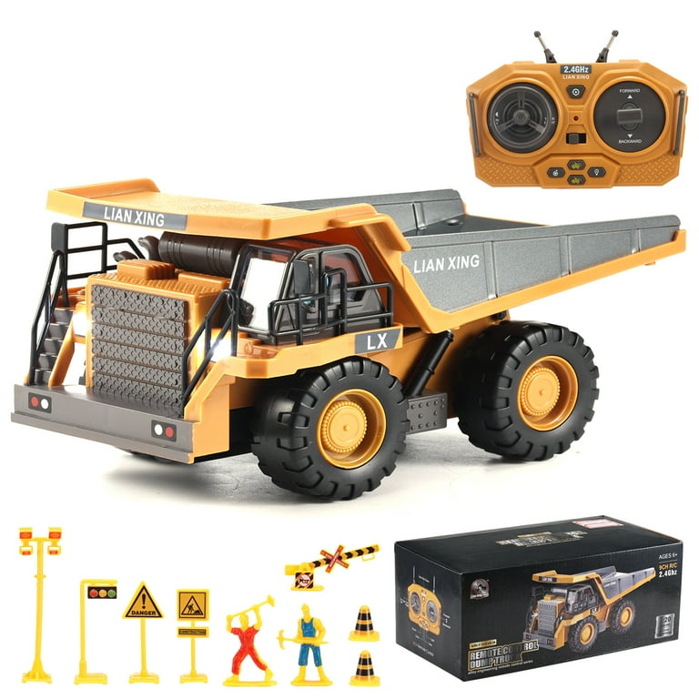 Remote Control Dump Truck, 1:20 Scale RC Construction