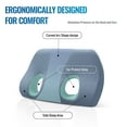 thumbnail image 6 of WOWMAX Piercing Pillow for Side Sleepers with Ear Hole Memory Foam Ear Piercing Pillow for Ear Pain, Ear Pillows with Holes for Ear Pain, Washable Cover, 6 of 7