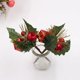 thumbnail image 1 of Flores de bayas artificiales Rama de pino Árbol de Navidad Decoraciones de fiesta de Navidad Planta falsa para decoración del hogar Año Nuevo 2023 Adornos DIY Regalo Suministros de artesanía Accesorio, 1 of 4