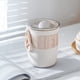 thumbnail image 3 of Taza de desayuno Injueey Con cuchara plástico portátil impermeable 620ml, 3 of 6