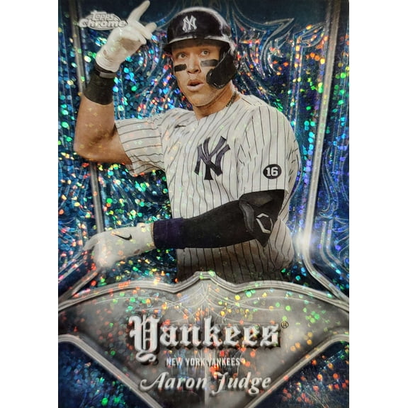 MLB Topps 2022 Topps Chrome Aaron Judge Trading Card P-2 (Pinstriped Club Plaques)