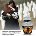 thumbnail image 4 of Fiery Dance Performance Art Harmony's Rest - Mini Urn for Serene Tribute - Tiny Keepsake for Ashes - Funeral Urns For Human Ashes - Memorial Urns 3 Inch, 1 Pc, 4 of 5