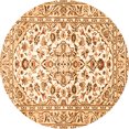 thumbnail image 1 of Ahgly Company Indoor Round Persian Orange Traditional Area Rugs, 6' Round, 1 of 1