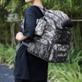 thumbnail image 4 of Graflsoa Durable Green Camo Fishing Backpack with Rain Cover & 4 Tackle Boxes, Spacious Compartments, Multiple Pockets, Comfortable for Outdoor Adventures, 4 of 6