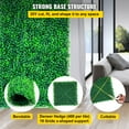 thumbnail image 6 of BENTISM Artificial Boxwood Panel Boxwood Hedge Wall Panel 6pcs 20x20" Garden Decor, 6 of 10