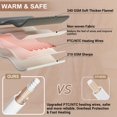 thumbnail image 4 of Eastvita ETL Certified Washable Fast-Heating Thick Tufted Sherpa Electric Throw Blanket with 10 Heating Levels/10 Time Settings, 4 of 7