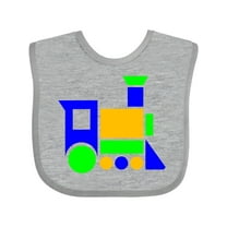 Inktastic Cute Colorful Train Boys or Girls Baby Bib