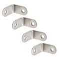 thumbnail image 2 of Eigraketly 10Pcs Small Brackets Stainless Steel Corner Braces Holder 90 Joint Fastener Bracket Stand Degree for Cabinet Board with Screws Type2, 2 of 6