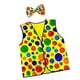 thumbnail image 1 of Accesorios de chaleco de payaso, disfraz de Halloween de colores brillantes para hombres y mujeres, juegos de rol Azul con pajarita, 1 of 9