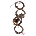 thumbnail image 2 of Parrot Ring Toy Safe Simple To Use Parrot Ring Swing Toy Hand Knitted Chewable For Birds For Parrots ANGGREK Otros, 2 of 8