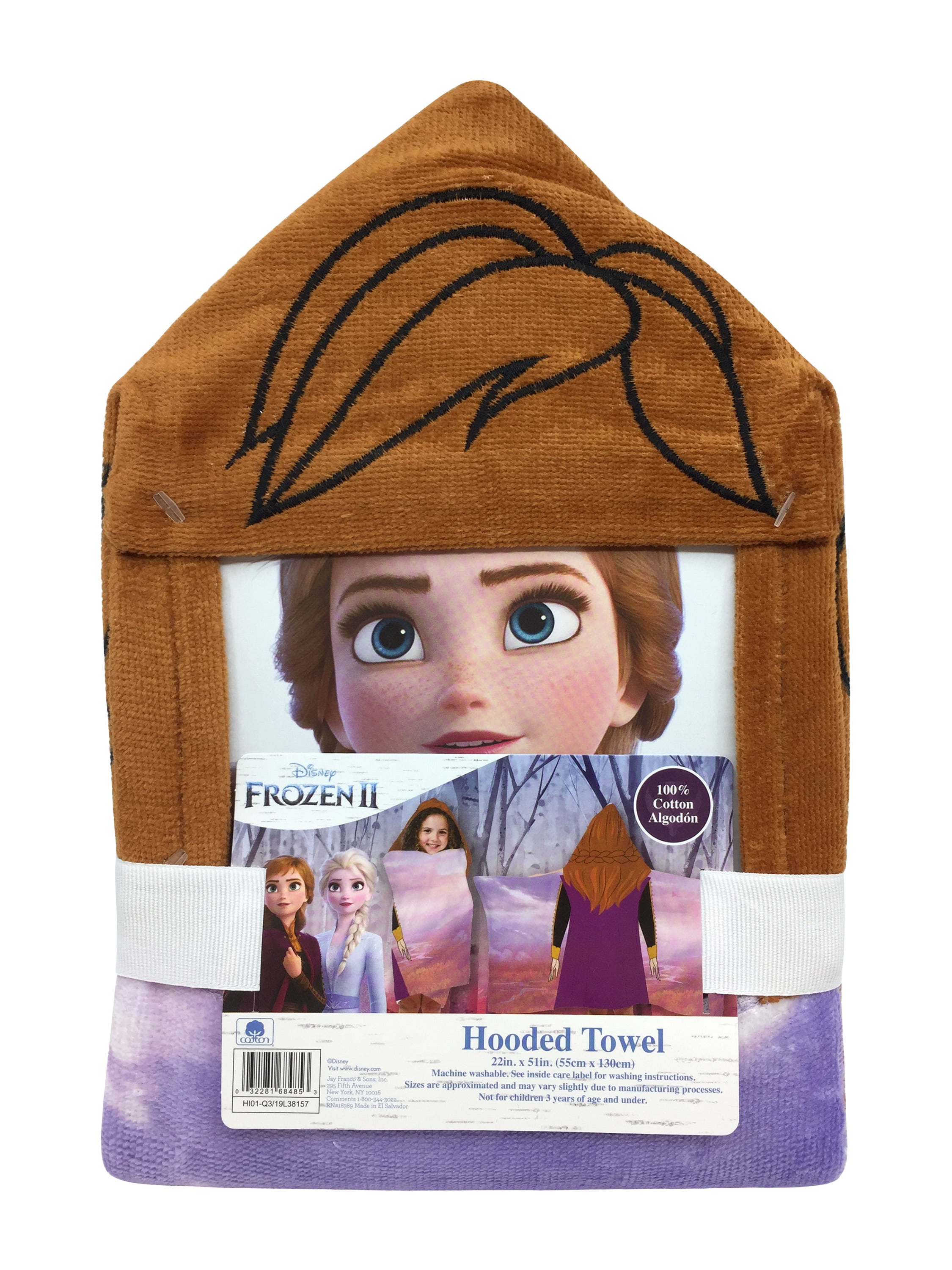 Disney Frozen 2 Anna Hooded Bath Towel Walmart
