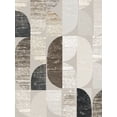 thumbnail image 2 of Reeves, Tom  19x24 White Modern Wood Framed Museum Art Print Titled - Shape and Form II, 2 of 4