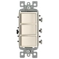 thumbnail image 1 of Light Amande Decora Triple Interrupteur à Combinaison, 1 of 1
