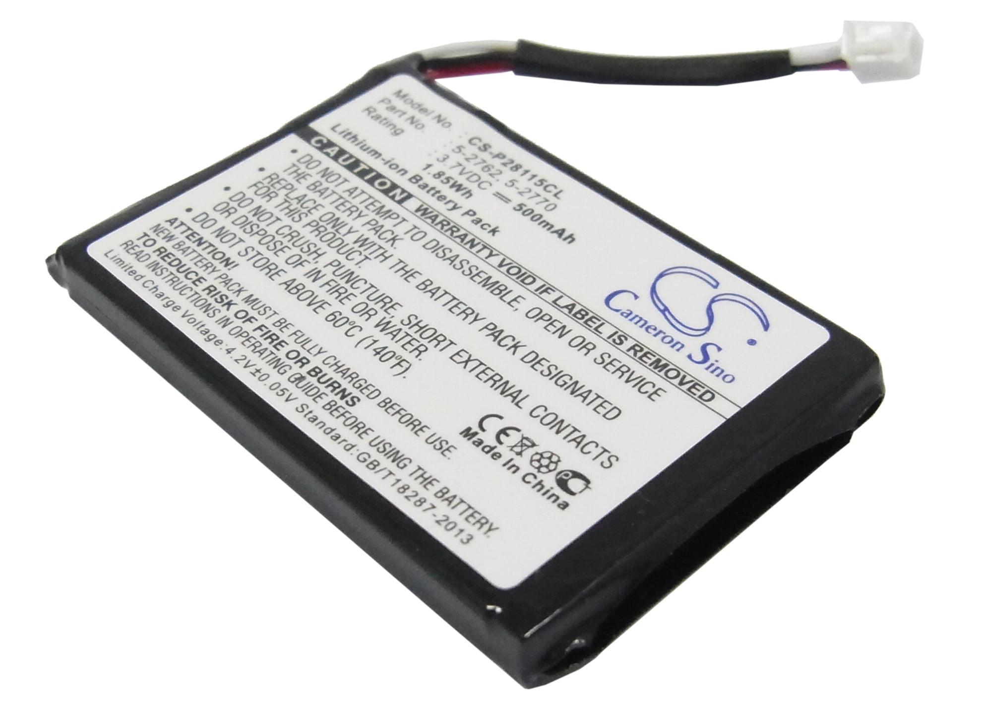 Replacement Battery for GE 3.7V 500mAh/1.85Wh Cordless Phone Battery