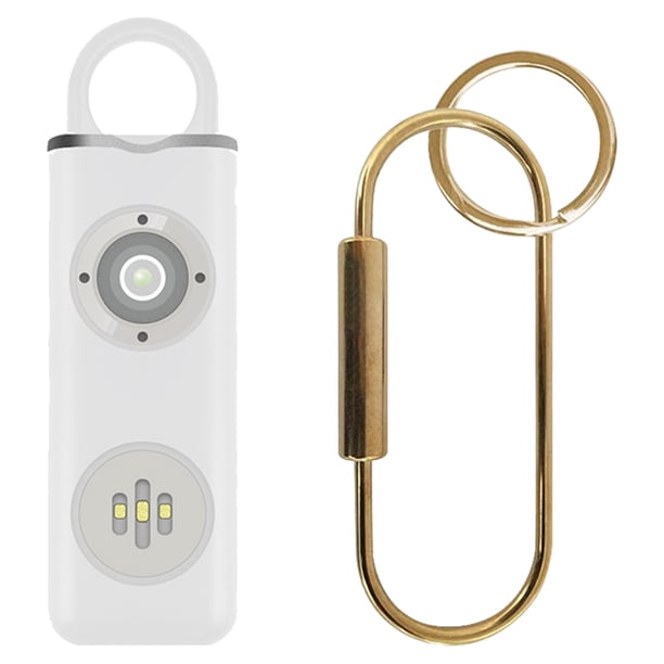 Alerta anti-lobo Wdftyju 130mAh SOS luz LED alarma personal herramienta de emergencia al aire libre para mujeres