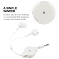 thumbnail image 2 of Auriculares retráctiles Mikikit, con cable, conector de 3,5 mm, paquete de 3, 2 of 9