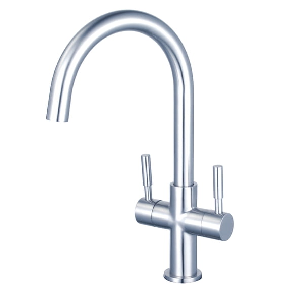 Kingston Brass LS8291DL Concord Two-Handle 1-Hole Deck Mount Vessel Faucet in Polished Chrome