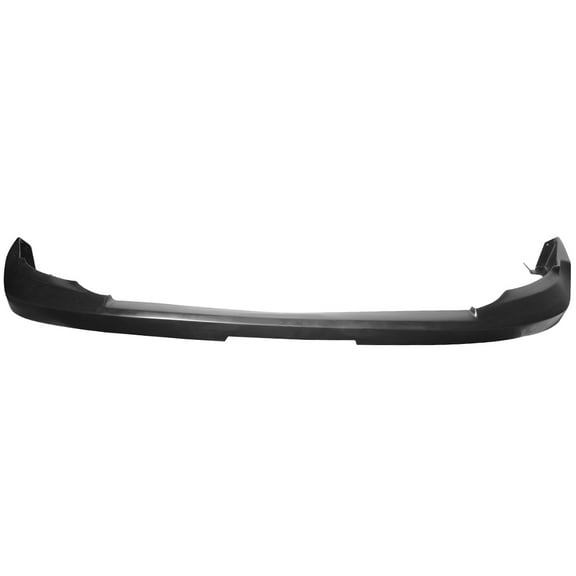 Ikon Motorsports Compatible with 08-15 Lancer EVO X JDM OE Style Front Bumper Lip Unpainted Black - Polyurethane PU