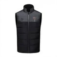 thumbnail image 5 of Wrtxtat Men's Heated Vest 2 Control 9 Heating Zones USB Rechargeable Vest Winter Fashion Graphics Warm Full Zip Mock Neck Vest Big and Tall Black#04 S, 5 of 5
