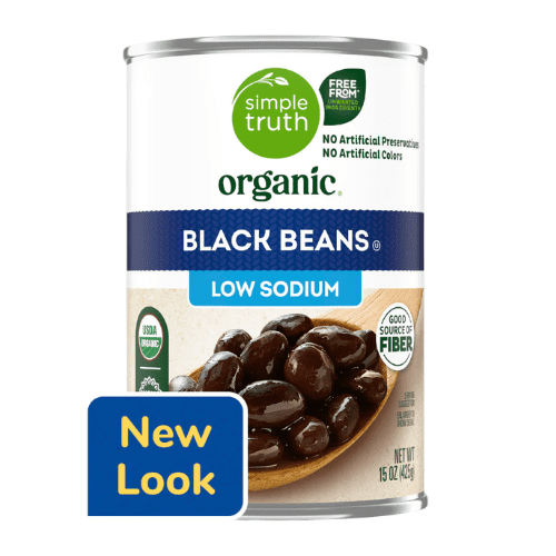 Simple Truth Organic Black Beans Low Sodium 15 oz 3 Pack