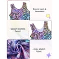 thumbnail image 6 of Aideaone 2 Pack Gymnastic Leotards for Girls Sparkly Kids Dance Unitards for Tumbling Ballet Dance Performance 4-8 Years, 6 of 8
