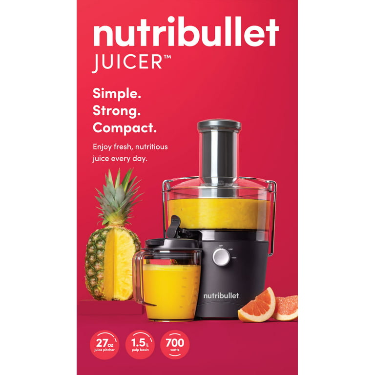 NutriBullet 800-Watt 2-Speed Juicer with 27 oz. Juice Pitcher - 9934225