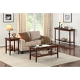 thumbnail image 5 of Convenience Concepts Table Console en Bois de Rebord, Fini Bois Espresso, 5 of 5