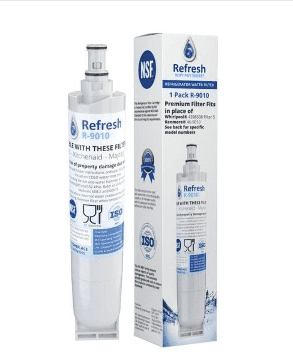 Refresh R-9010 Replacement Refrigerator Water & Ice Filter, 3-pack