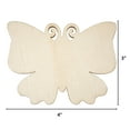 thumbnail image 3 of Hello Hobby Wood Butterfly Shape, Ready-to-Decorate Die-Cut Shape, 4" x 0.145" x 3", 3 of 4