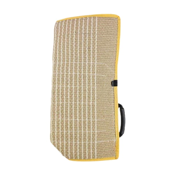 Equipo de entrenamiento con funda para morder para perros, resistente, profesional, manga para brazo de entrenamiento para cachorros, perros medianos Borde amarillo lino