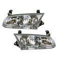 thumbnail image 5 of APA Replacement Headlight and Corner Turn Signal Lamp Combination Set for 2000 2001 01 00 Camry Pair of Passenger Right and Driver Left Side TO2503130 TO2502130 TO2531136 TO2530136, 5 of 8