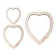 thumbnail image 4 of 3 moldes de corte de macramé para manualidades, proyectos de pulseras, herramientas de patrón de macramé para pared de madera En forma de corazón, 4 of 9