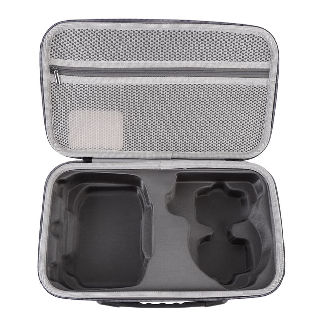 Drone Storage Bag, Splashproof PU Drone Carrying Case 2 Controllers 2 Batteries Support for Travel