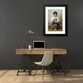 thumbnail image 4 of William Bouguereau 17x24 Black Modern Framed Museum Art Print Titled - The Hard Lesson (1884), 4 of 5
