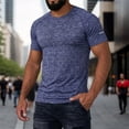 thumbnail image 3 of Workout T Shirts for Men 2026 Summer Casual Lightweight Breathable Slim Fit Short Sleeve Crewneck Athletic Running Gym Shirt, 3 of 9
