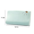 thumbnail image 3 of Sokhug Pillowcase - Zipper Closure Silk Feel for Hair and Skin, 20x12 Inch, Green, 3 of 9