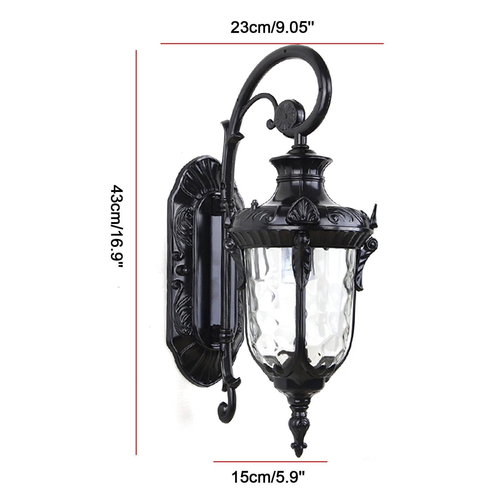 Exterior Wall Light Fixture Outdoor Lighting Lantern Lamp Garden Porch Patio NEW