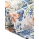 thumbnail image 5 of Faldas de mujer Inspire Chic con cintura elástica, en línea A, con volantes en capas, florales, midi, azul y blanco, talla L, 5 of 6