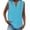 Blue, variant on Women's Sleeveless Cotton Linen Shirt, V Neck Tank Top with Button and Pocket, Loose Fit Casual Blouse, Oversized Tunic for Women, Summer Daily Wear, Beach Cover Up-Black