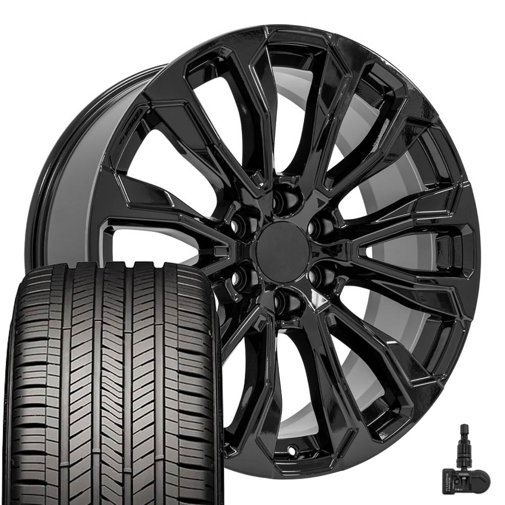 OE Wheels CV76 20 Inch Rims and Tires Fit Tahoe Style 6x139