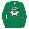 thumbnail image 2 of Wild Bobby, This is What an Amazing Mom Looks Like, Mother's Day, Men Long Sleeve Shirt, Kelly, X-Large, 2 of 3