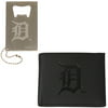 Team Sports America Detroit Tigers Mens Bi-fold Wallet and Keychain Gift Set