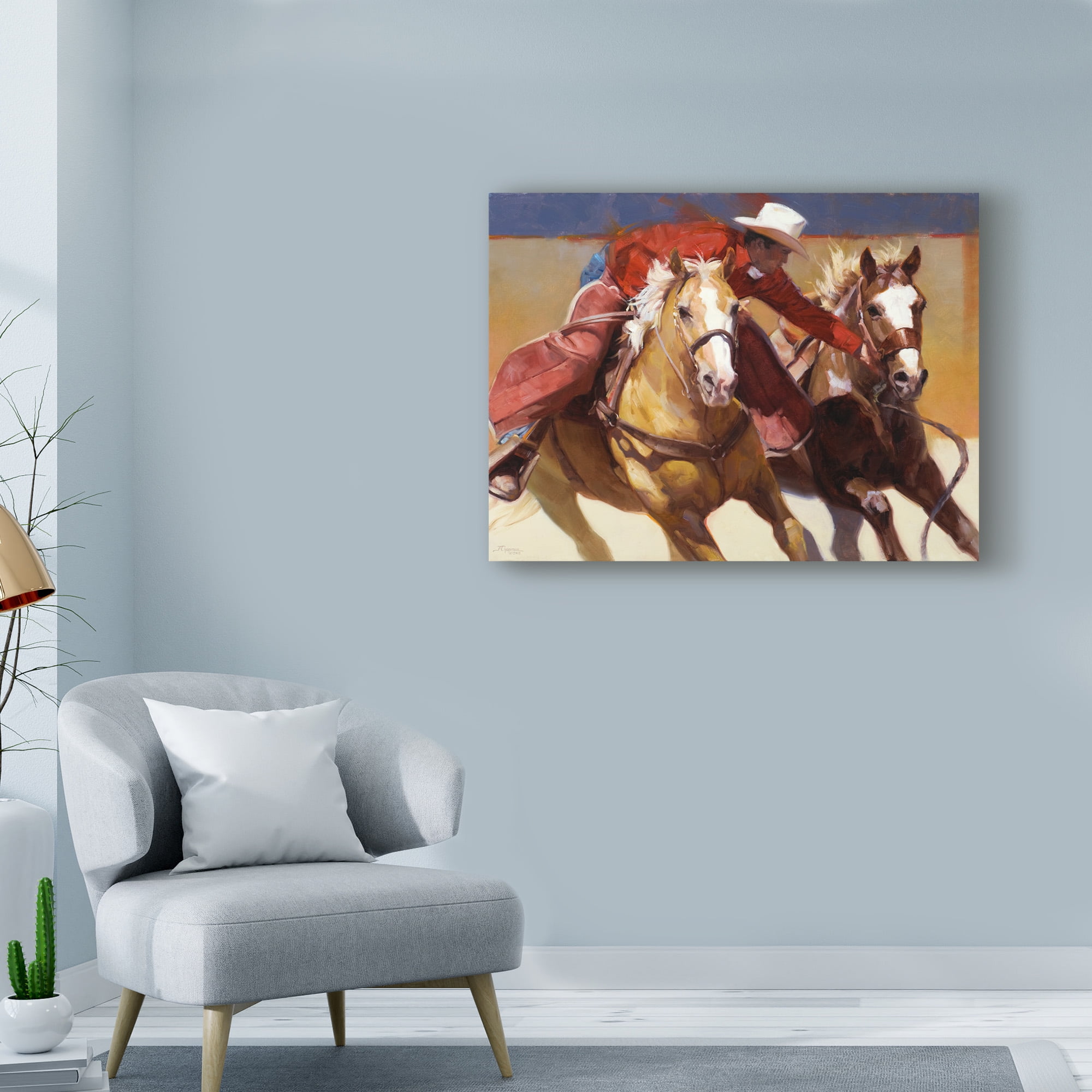 Trademark Fine Art 'Nabbed' Canvas Art by Julie T. Chapman