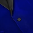 thumbnail image 5 of Beauty-Emily Men's Single-breasted Shawl Collar Velor Suit Jacket with Pocket Design for Casual Party Occasions Blazer Masculino Men Dress Coat, 5 of 7