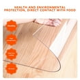 thumbnail image 2 of Fridja Nappe de Couverture de Table Transparente en PVC Imperméable Tapis de Protection de Bureau Transparent, 2 of 9