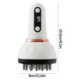 thumbnail image 2 of SATRINO Electric Meridian Brush Massage for Belly, Neck, Legs, Hip, Arms, Professional Handheld Massager Brush for Joint, Muscle & Nerve Pain Relief, Create The Perfect Body, White, 2 of 8