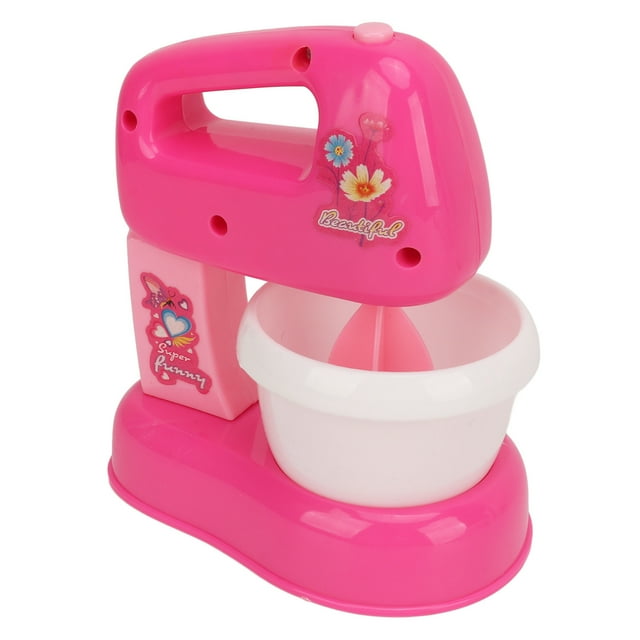 Pretend Kitchen Appliance, Portable Impact Burr Free Lightweight Mixer Kitchen Toy For Kids