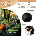 thumbnail image 4 of 6 Pack Black Table Cloth for Rectangle Table, 70 x 120 Inch Polyester Fabric Tablecloths Rectangular Table Covers 6-8ft for Party, Banquet, Dining, Wedding, Graduation, 4 of 14